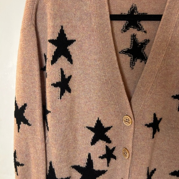 ZADIG & VOLTAIRE MIRKA STATS CASHMERE CARDIGAN SWEATER SIZE MEDIUM - Picture 4 of 11